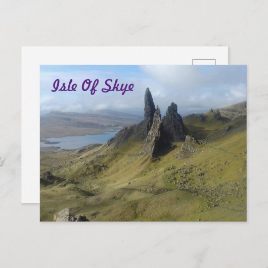 oud Man van het Sint-Sint-Skye Briefkaart (Voorkant / Achterkant)