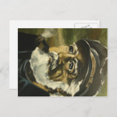 Oud man van het Zee Briefkaart (Voorkant / Achterkant)
