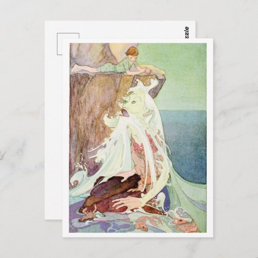 Oud Man van het Zee Dorothy Lathrop Briefkaart (Voorkant / Achterkant)