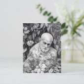 Oud Man van Planten en bloemen digitale kunst Briefkaart (Staand voorkant)