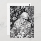 Oud Man van Planten en bloemen digitale kunst Briefkaart (Voorkant / Achterkant)