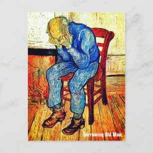 Oud Man van Van Gogh sorteren Briefkaart