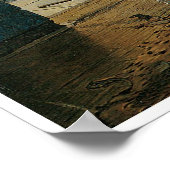 Oud man voor een graf, 1903 poster (Hoek)