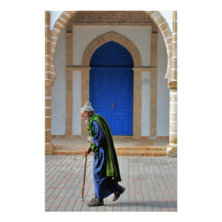 Oud Marokkaans Foto Afdruk