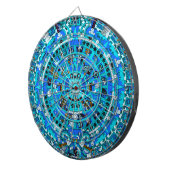 Oud Maya profetisch ontwerp Dartboard ~ Dartbord (Voorkant Rechts)