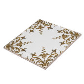 Oud-mediterraan als Damask Decoratief Tegeltje (Zijkant)