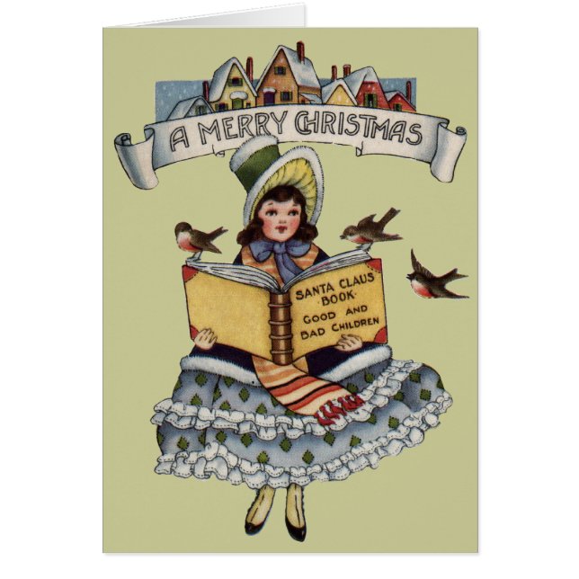 Oud Meisje en Kerstman Sinterklaas Boek (Voorkant)
