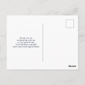 Oud meisje in door lammetjes getrokken wagentje Da Briefkaart (Achterkant)