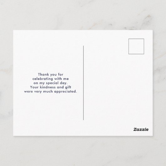 Oud meisje in door lammetjes getrokken wagentje Da Briefkaart (Achterkant)