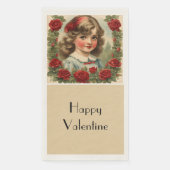 Oud meisje met rozen servet (Voorkant)