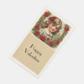 Oud meisje met rozen servet (Hoek)