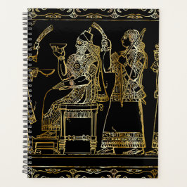 Oud-Mesopotamisch Gouden Reliëf Planner