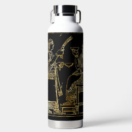 Oud Mesopotamisch Gouden Reliëf Waterfles