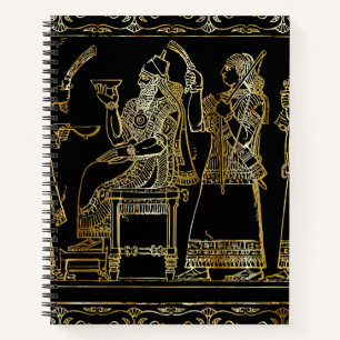 Oud-Mesopotisch Gouden Reliëf Notitieboek