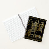 Oud-Mesopotisch Gouden Reliëf Notitieboek (Binnen)