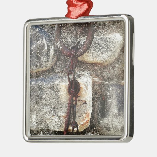 Oud Metalen Ornament (Links)