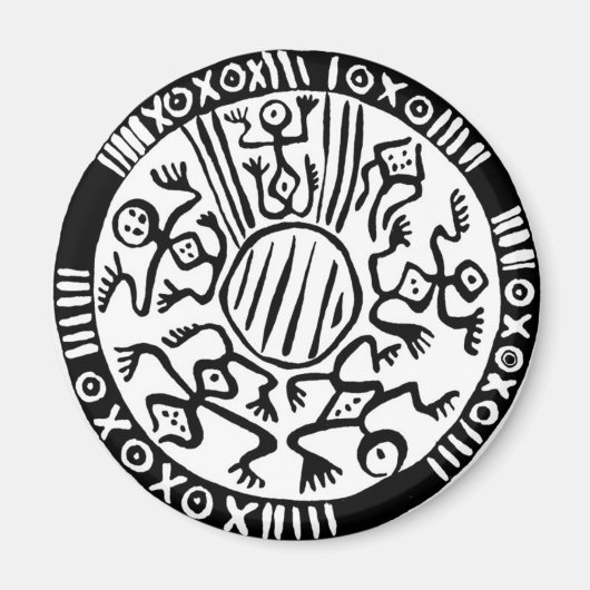 Oud Mexicaans ontwerp - Magneet (Voorkant)