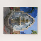 Oud-Mexicaanse Tegel Fountain Jigzaag Puzzle Legpuzzel (Horizontaal)