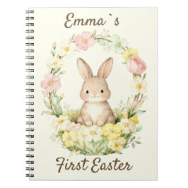 Oud Mijn eerste paashaas bloemenkrans Notitieboek