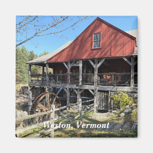Oud Mill Museum in Weston, VT Magneet