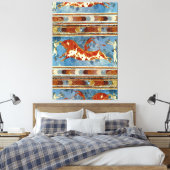 Oud Minoïsch Kreta Fresco Canvas Afdruk (Insitu (Slaapkamer))