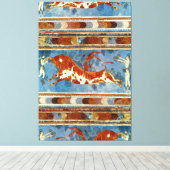 Oud Minoïsch Kreta Fresco Canvas Afdruk (Insitu (Houten vloer))