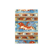 Oud Minoïsch Kreta Fresco