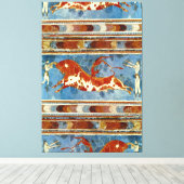 Oud Minoïsch Kreta Fresco Canvas Afdruk (Insitu (Houten vloer))
