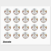 Oud Mission Point Light House Ronde Sticker (Vel)