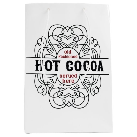 Oud-modegebakken kerst medium cadeauzakje (Voorkant)