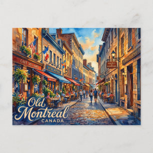 Oud Montreal Canada Briefkaart