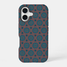 Oud mozaïek geometrisch bloempatroon