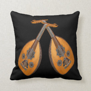 Oud Music Instrument Outdoor Pillow Kussen