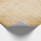  oud muziekblad cadeaupapier (Hoek)