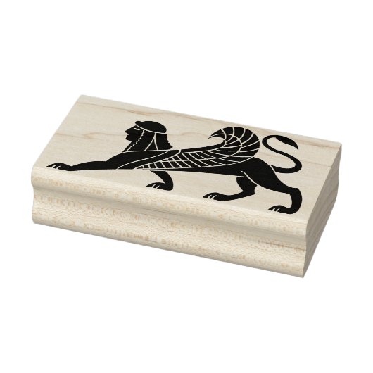 Oud mythisch wezen rubberstempel (Stempel)