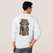 Oud native american shaman premium tshirt (Achterkant volledig)