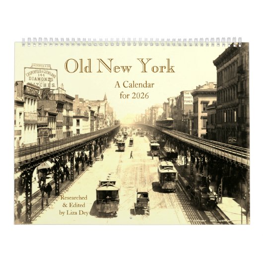 Oud New York, een 2026 kalender (Hoes)