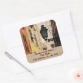 Oud Nice bibliotheek sticker bord (Envelop)