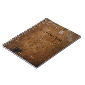 Oud Notitieboek met (of zonder) jouw naam (Linkerzijde)