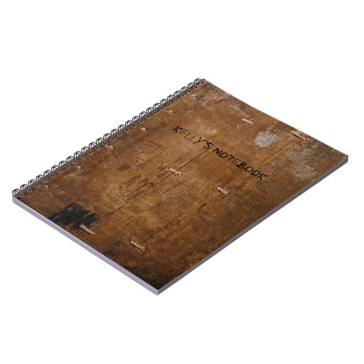 Oud Notitieboek met (of zonder) jouw naam (Linkerzijde)