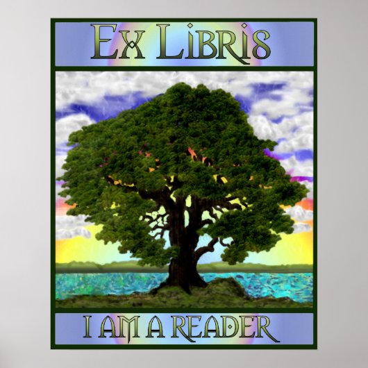 Oud Oak Afdrukken Poster (Voorkant)