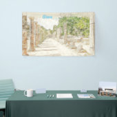 Oud Olympia, Elis Griekenland – Historische Archeo Spandoek (Beurs)