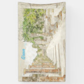 Oud Olympia, Elis Griekenland – Historische Archeo Spandoek (Verticaal)