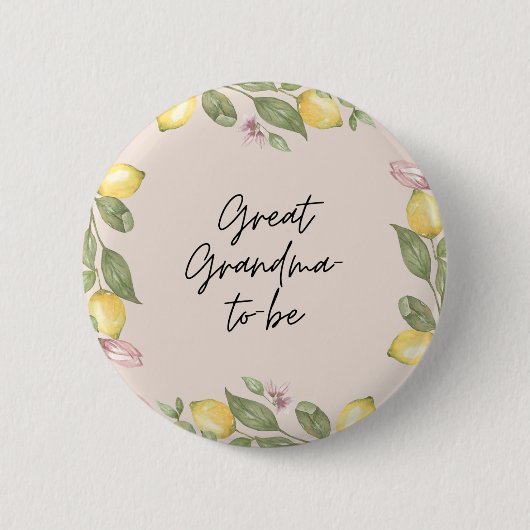 Oud-oma-in-wordende Button (Voorkant)