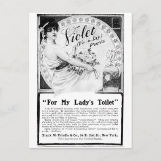Oud omkeren: Voor de Toilet van My Lady Briefkaart