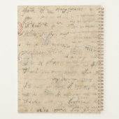 Oud ontwerp van de letter Phoenix: Wees niet bang Planner (Achterkant)