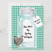 Oud ontwerp van inmaakglazen kaart (Voorkant)