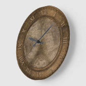  oud ontwerp van Wereldkaart Grote Klok (Hoek)