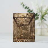 Oud-ontwortelde brug briefkaart (Staand voorkant)