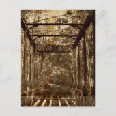 Oud-ontwortelde brug briefkaart (Voorkant)